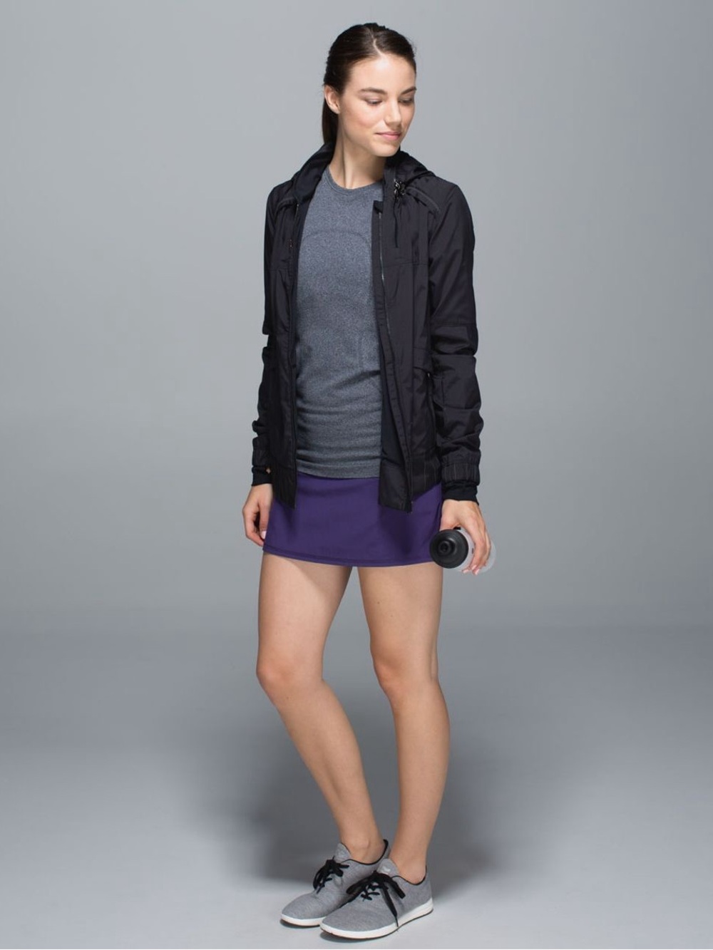 Lululemon Pace Setter Skirt *4-way Stretch Going Grape / Hyper Stripe Size 2 Reg